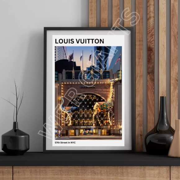 Louis Vuitton 57th Street in NYC Store 11x17 Art Print - Picture 1 of 2